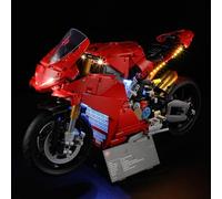 MENZAVA Luz Compatible con Lego 42202 Moto Ducati Panigale V4 S Technic - Kit de iluminación LED para el Modelo de Bloques de construcción (Modelos NO Incluido)