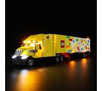 MENZAVA Luz Compatible con Lego 60440 Camión de Reparto Amarillo City. - Kit de iluminación LED para el Modelo de Bloques de construcción (Modelos NO Incluido)