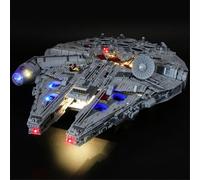 MENZAVA Luz Compatible con Lego 75192 Millennium Falcon Star Wars. - Kit de iluminación LED para el Modelo de Bloques de construcción (Modelos NO Incluido)