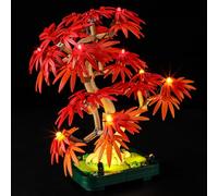 MENZAVA Luz compatible con LEGO Bonsái de Arce Rojo Japonés Botanical Collection 10348 - Kit de iluminación LED para el modelo de bloques de construcción (Modelos NO incluido)