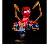MENZAVA Luz Compatible con Lego Busto de Iron Spider-Man 76326 - Kit de iluminación LED para el Modelo de Bloques de construcción (Modelos NO Incluido)