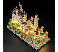 MENZAVA Luz Compatible con Lego Castillo de Neuschwanstein Architecture 21063 - Kit de iluminación LED para el Modelo de Bloques de construcción (Modelos NO Incluido)