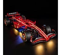 MENZAVA Luz Compatible con Lego Coche Ferrari SF-24 F1 42207 Technic - Kit de iluminación LED para el Modelo de Bloques de construcción (Modelos NO Incluido)