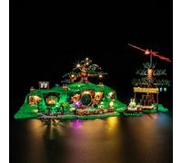 MENZAVA Luz Compatible con Lego El Señor de los Anillos: La Comarca Icons 10354 - Kit de iluminación LED para el Modelo de Bloques de construcción (Modelos NO Incluido)