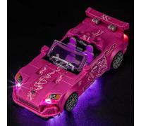 MENZAVA Luz Compatible con Lego Honda S2000 de 2 Fast 2 Furious Speed Champions 77241 - Kit de iluminación LED para el Modelo de Bloques de construcción (Modelos NO Incluido)