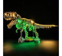 MENZAVA Luz Compatible con Lego Jurassic World Fósiles de Dinosaurio Tyrannosaurus Rex 76968 - Kit de iluminación LED para el Modelo de Bloques de construcción (Modelos NO Incluido)