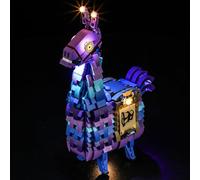 MENZAVA Luz Compatible con Lego Llama de Suministros Fortnite 77071 - Kit de iluminación LED para el Modelo de Bloques de construcción (Modelos NO Incluido)