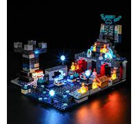 MENZAVA Luz Compatible con Lego Minecraft La Batalla en la Oscuridad Profunda 21246 - Kit de iluminación LED para el Modelo de Bloques de construcción (Modelos NO Incluido)
