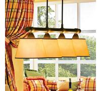 Menzel Living Table lámpara colgante 4 luces crema