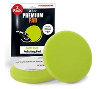 menzerna Almohadillas de Pulido de 3.5 Pulgadas, 2 Almohadillas de Pulido, Acabado de Alto Brillo, Almohadilla de Pulido y Pulido para reparación Corporal, con Borde de Seguridad,