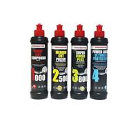 MENZERNA - KIT PULIDO MENZERNA 1000 CORTE, 2500 MEDIO, 3800 BRILLO, 4 POWER LOCK 250 ML
