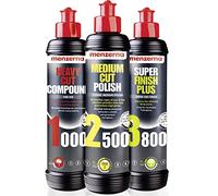 Menzerna Pulimento de silicona Heavy Cut Compound 1000, Medium Cut Polish 2500 y Super Finish 3800, 250 ml