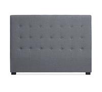 Menzzo Cabecero de Cama Luxor 160 cm Tejido Gris