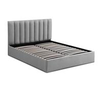 Menzzo - Cama con Base de Tela (160 cm), Color Gris