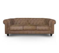 Menzzo Chesterfield canapés, Tejido, Vintage, 0