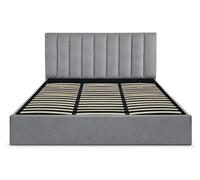 Menzzo Jyb308180hcj41silver - Cama con Base de Terciopelo (180 cm), Color Plateado