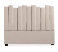 Menzzo Lucky - Cabecero de Cama (160 cm, tapizado en Tela), Color Beige