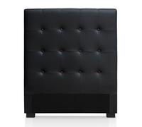 Menzzo Luxor HB090 - Cabecero, contemporáneo, de madera, 8 x 100 x 122 cm, negro
