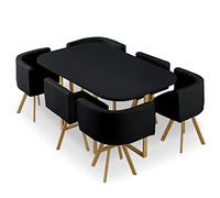Menzzo Oslo Mesa, Metal, Negro, L150 x P90 x H75 cm
