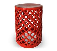 Menzzo Shyshou Puf, Cerámica, Rojo, 40