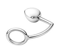 MEO® AssLock™ Intrusion™ - Anillo para el pene de acero inoxidable con plug anal - Tamaño - 50 mm