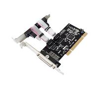 MEO PCI to 2S1P Serial & Parallel Adapter Card PCI to 2 Ports RS232 COM DB9 & DB25 Palrallel Port Converter Card MCS9865 Chipset