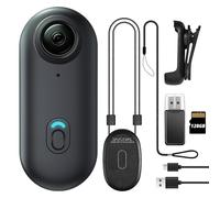 Meoilkolnm Mini cámara corporal 4K 128GB, cámara de acción portátil, tamaño del pulgar, grabación manos libres, videocámara portátil de alta calidad para el trabajo, viajes, paseos