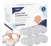 MEOKUI 2024 - Gorras de champú sin enjuague, gorro de ducha portátil sin enjuague que champús para el hogar, hogar de ancianos, viajes al aire libre, cirugía, hospitalización, personas con movilidad