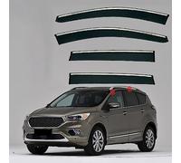 MEOMO 4 Piezas Coche Deflectores de Viento para Ford Kuga MK2-C520 2013-2019, Ventana Lateral Visera Lluvia Deflectores de Aire contra Auto Accesorios