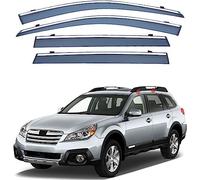 MEOMO 4 Piezas Coche Deflectores de Viento para Subaru Outback 2010 2011 2012 2013 2014, Ventana Lateral Visera Lluvia Deflectores de Aire contra Auto Accesorios