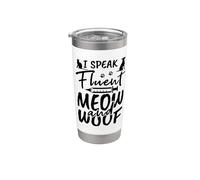 Meow And Woof Técnico veterinario Veterinario Vaso térmico de acero inoxidable de doble pared
