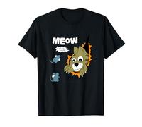 Meow Finding Mouse, Cats & Mice Illustration Graphic Designs Camiseta