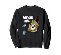 Meow Finding Mouse, Cats & Mice Illustration Graphic Designs Sudadera