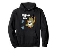 Meow Finding Mouse, Cats & Mice Illustration Graphic Designs Sudadera con Capucha