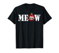 Meow - Grumpy Cat Christmas Camiseta