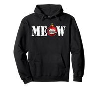 Meow - Grumpy Cat Christmas Sudadera con Capucha