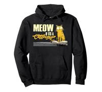 Meow if its a Cliffhanger Sudadera con Capucha
