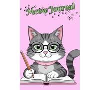 Meow Journal - Cat-Themed Notebook with 200 Lined Pages: Cute Cat Lover Gift, Daily Writing or Note Taking
