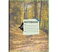 MEOW LINE NOTEBOOK: Cute Cat - Themed Lined Journal For Writing, School Or Daily Notes
