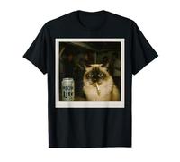 Meow Lite Party Cat - Humor Brainrot Estúpido Gen Z Camiseta