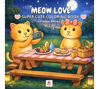 Meow Love: Super Cute Cat Coloring Book