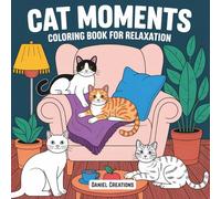 Meow Magic: A Fun & Simple Coloring Book of Cat Moments for Adults and Teens