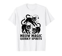 Meow Magic Quirky Spirits, amante de los gatos, felino, mascota, maullido, amor, gato Camiseta