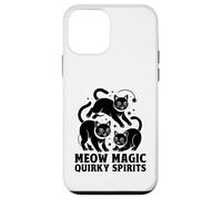 Meow Magic Quirky Spirits, amante de los gatos, felino, mascota, maullido, amor, gato Carcasa para iPhone 12 mini