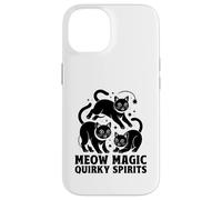 Meow Magic Quirky Spirits, amante de los gatos, felino, mascota, maullido, amor, gato Carcasa para iPhone 14