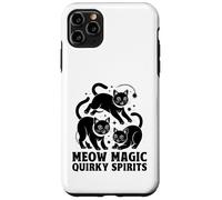 Meow Magic Quirky Spirits, amante de los gatos, felino, mascota, maullido, amor, gato Carcasa para iPhone 11 Pro Max