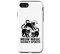 Meow Magic Quirky Spirits, amante de los gatos, felino, mascota, maullido, amor, gato Carcasa para iPhone SE (2020) / 7 / 8