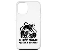 Meow Magic Quirky Spirits, amante de los gatos, felino, mascota, maullido, amor, gato Carcasa para iPhone 12/12 Pro
