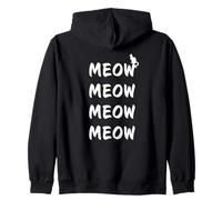 Meow Meow Meow Meow - Cat Song Rescue Staff & Volunteers Sudadera con Capucha