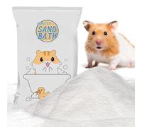 Meow&Woof Arena de baño para hámster de 2.2 libras, arena de desierto libre de polvo o arena de orinal para chinchillas, jerbos, ratones sirios, animales pequeños, versión de prueba, 2.2 libras
